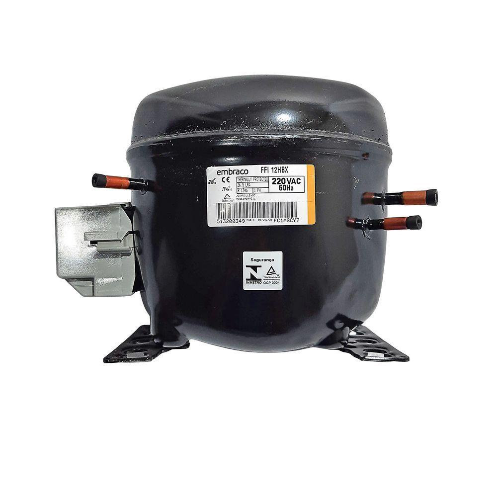 Compressor Embraco Potencia 1/3 + 220v/60 Gás R134a Ffi12hbx No Shoptime