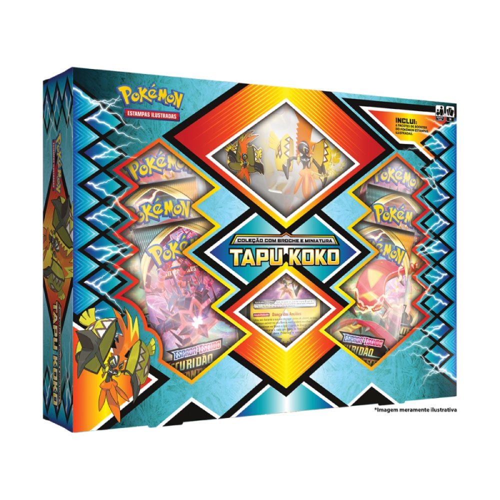 BOX POKEMON MINIATURA TAPU KOKO - GTIN/EAN/UPC 7896008974886 - Cadastro de  Produto com Tributação e NCM - Cosmos