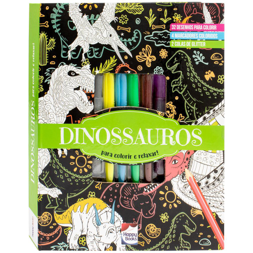 Dinossauro Para Colorir Dino E Pintura T-Rex Miketa 1136 em Promoção na  Americanas