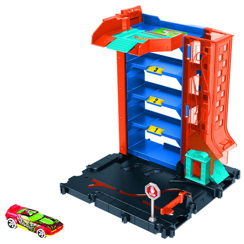 Pista de Carrinhos Helicóptero Double Park Speedster 77 Peças - Polibrinq,  PK002 - Promotop