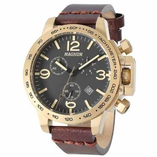 Relógio Magnum Sports Masculino MA32283Z Pulseira Prata