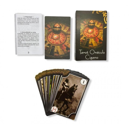 BARALHO TAROT COPAG PARA VER A SORTE 48 CARTAS, CIGANO