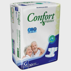 Fralda Geriátrica Confort Master Tamanho G - 30 Unidades é boa?