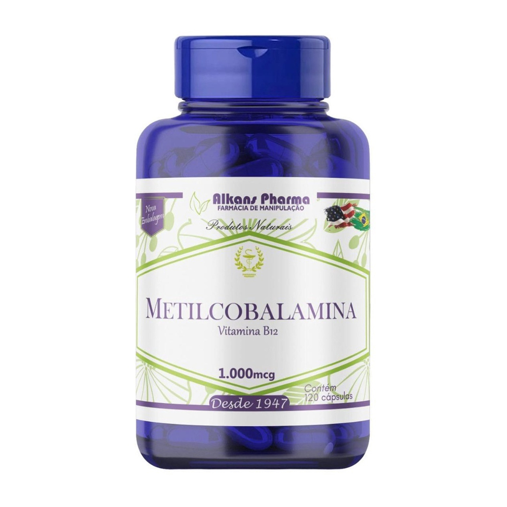 Metilcobalamina Vitamina B12 1000 Mcg 120 Cápsulas | Submarino