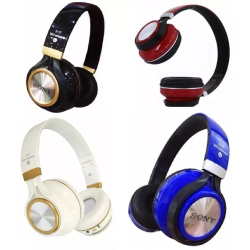 Fone De Ouvido Sony S110 Bluetooth Wireless Headphone Mp3 Sd Azul