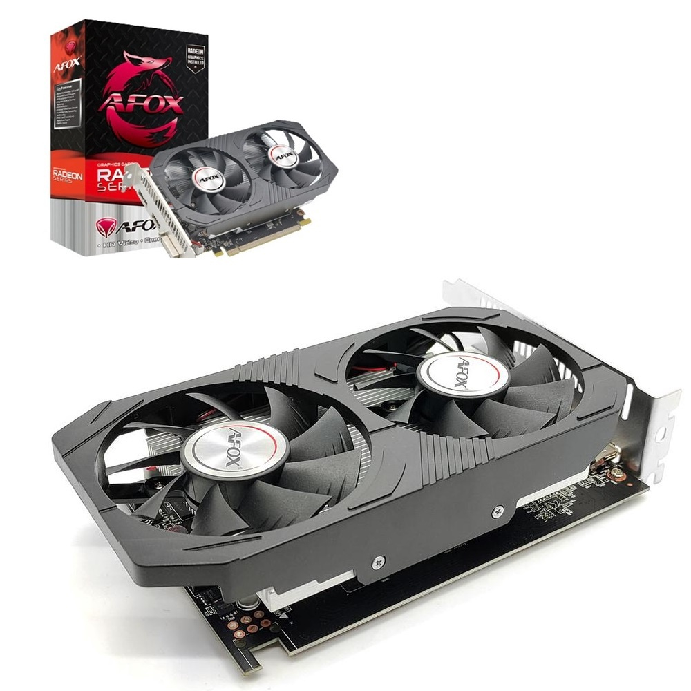 Placa de vídeo Radeon rx 550 4GB GDDR5 AFRX550-4096D5H4-V5 afox em ...
