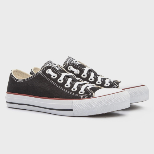 Tênis All Star Converse Preto Couro em Promoção na Americanas