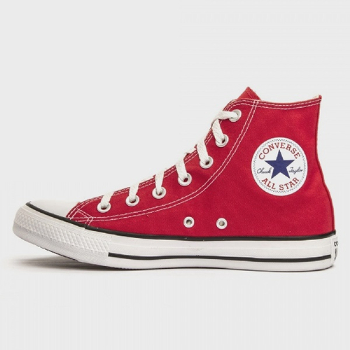 All star de store cano alto vermelho