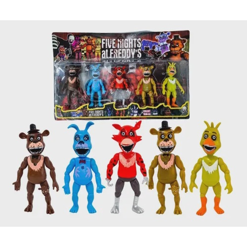 Kit 5 Bonecos Animatronics Five Nights At Freddy's Oferta