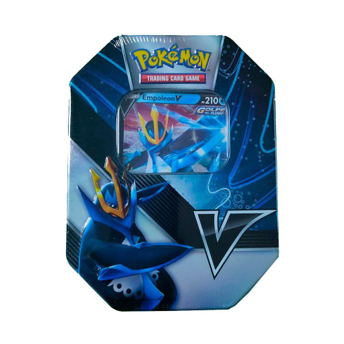 Jogo De Cartas Pokemon Lata Combatentes V em Promoção na Americanas