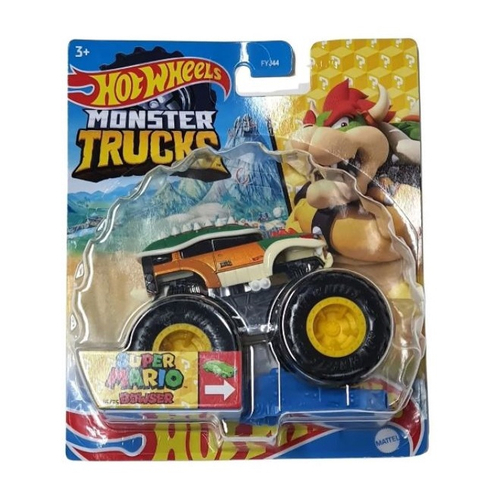 Carrinho Hot Wheels Monster Trucks Super Mario Bowser - Mattel