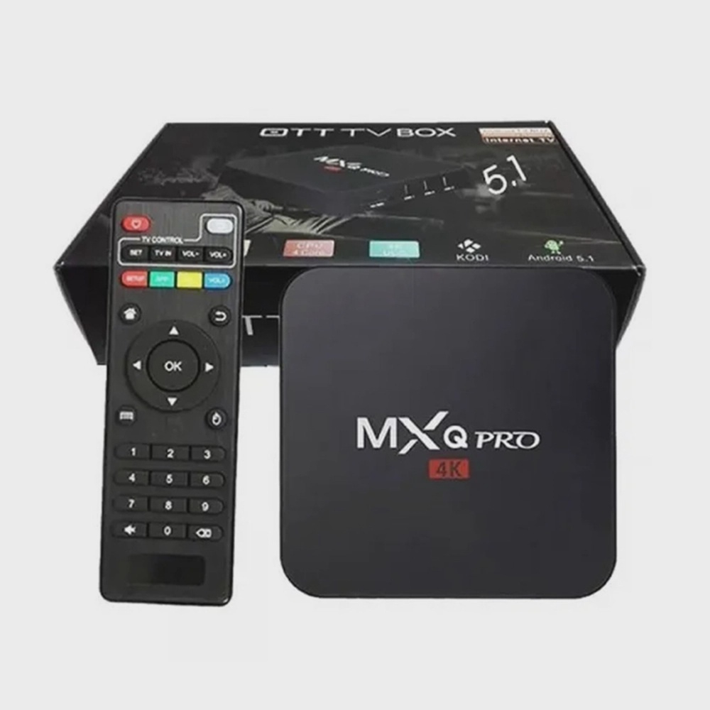 Smart Tv Box Mxq Pro 4K 16/256Gb Android 11.1 Controle Hdmi Completo ...