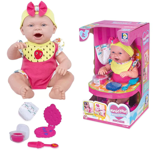 Boneca Bebe Baby Ninos Reborn Cotiplas