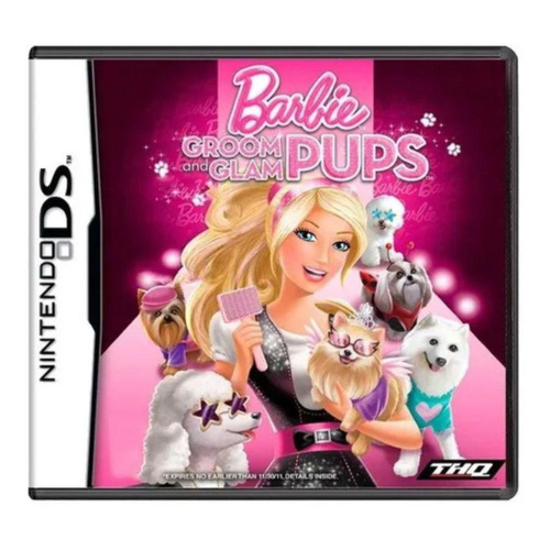 Jogo Nintendo DS Barbie Groom And Glam Pups - THQ - Império Toys