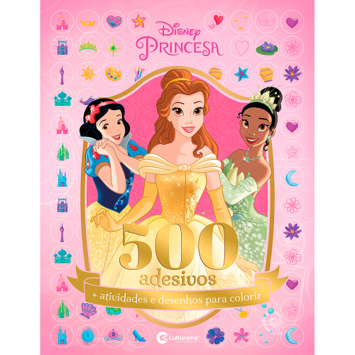 Livro - 365 Desenhos Para Colorir Disney Princesas e Fadas em