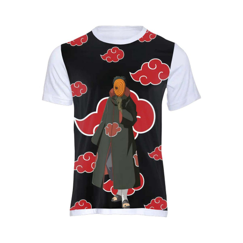 Camiseta Unissex Naruto Akatsuki Nuvens (Tam G) (Novo) - Arena