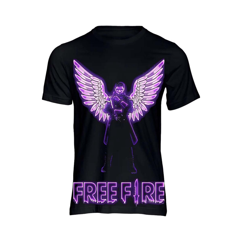 Camisa Camiseta Free Fire Gamer Esport Personalizada Infantil