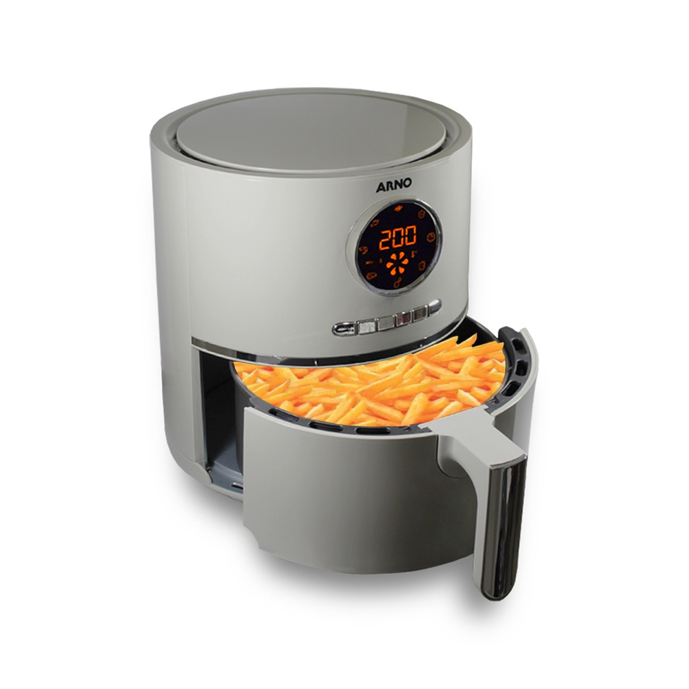 Fritadeira Elétrica Sem Óleo Arno Airfry Ultra 4,2L Com Cesto Removível ...