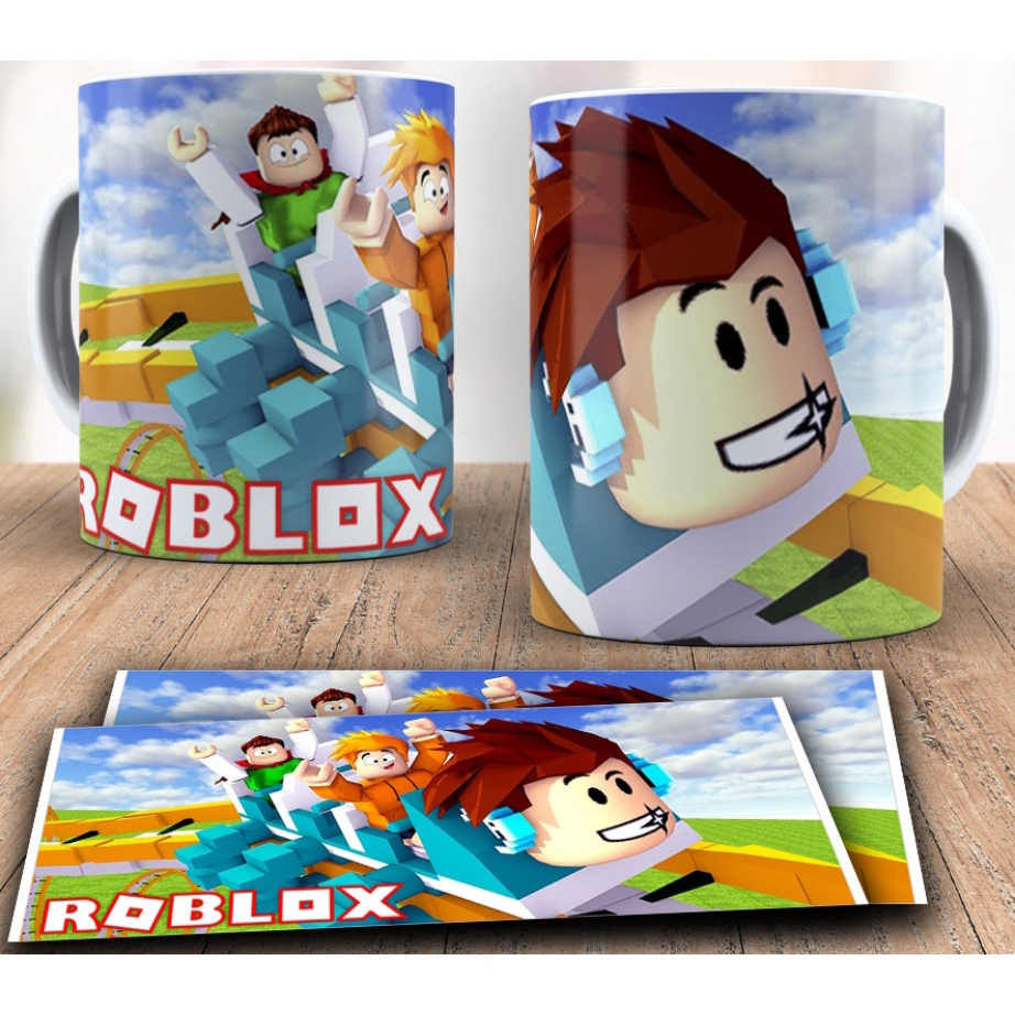 Caneca Personalizada Roblox com Nome (Mod.4)