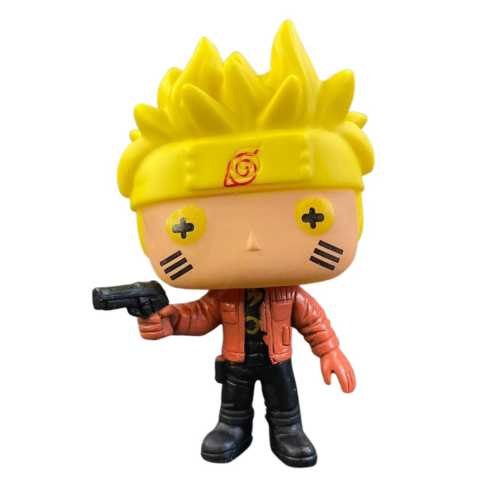 Kit com 5 Bonecos Desenho Naruto Shippuden Pop Grande no Shoptime