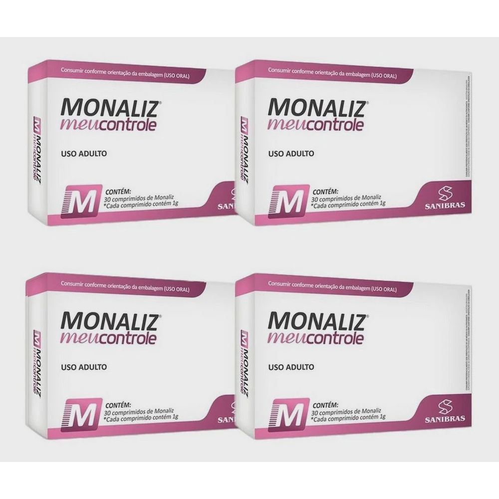 5x Monaliz Meu Controle (5x 30 comprimidos) - Sanibrás em Promoção na  Americanas