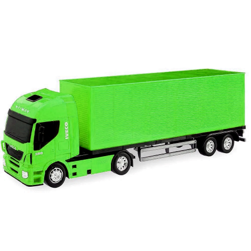 Caminhão de Brinquedo Infantil Carreta Iveco Grande Verde