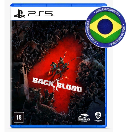 Black 4 Blood Playstation 5 Dublado em Português Mídia Física PS5 ...