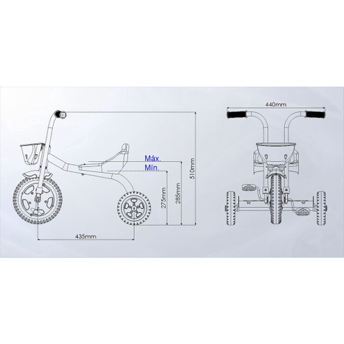 Motoca Triciclo Infantil - You 3 Boy - Nathor no Shoptime