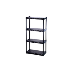Estante Prateleira Multiuso Modular 4 Andares Organizadora Preta Menor preço em Estante Prateleira Multiuso Modular 4 Andares Organizadora Preta