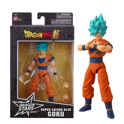 Boneco Dragon Ball Goku Ssj Blue Azul Z Super Dragonball Figura Miniatura  18cm - WIN Colecionáveis