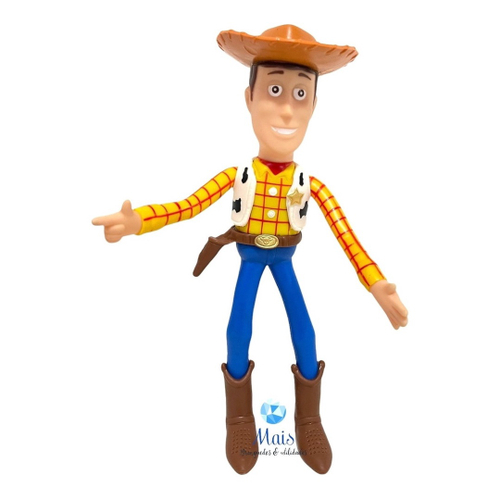 Boneco Articulado Woody Toy Story Disney Pixar Original Cm No Shoptime