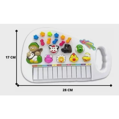 PIANO INFANTIL IAIAO ANIMAIS HK951 29CM