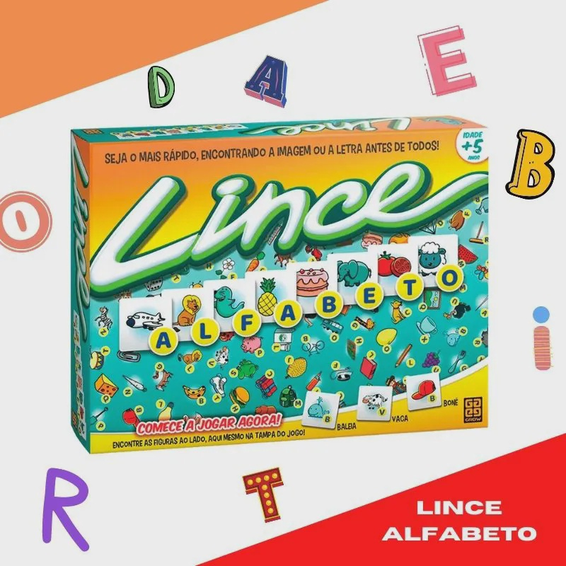 Jogo Lince Alfabeto Grow - Fátima Criança