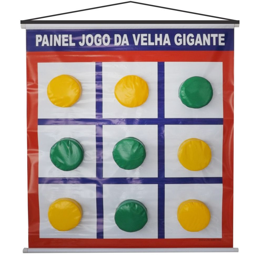 Painel Interativo Jogo da Velha Fashion Toys - Fashion Toys