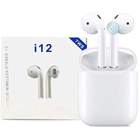 Fone de Ouvido Bluetooth Microfone Sem Fio Stereo V5.0 InPods i12 Wireless  Smartphone Celular Caixa Recarregavel Musica Audio Ligaçao Jogos Tablet  Notebook Computador Potente Compacto em Promoção na Americanas