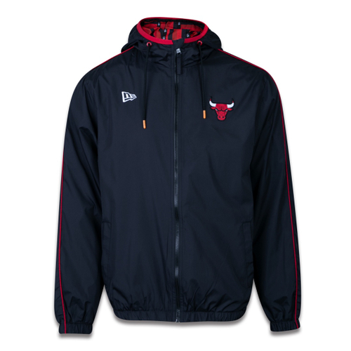 Jaqueta de best sale couro chicago bulls