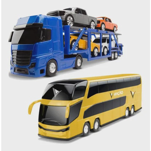 Kit Coleção Carrinhos 25 Pçs Caminhões e Carretas Brinquedo. em Promoção na  Americanas