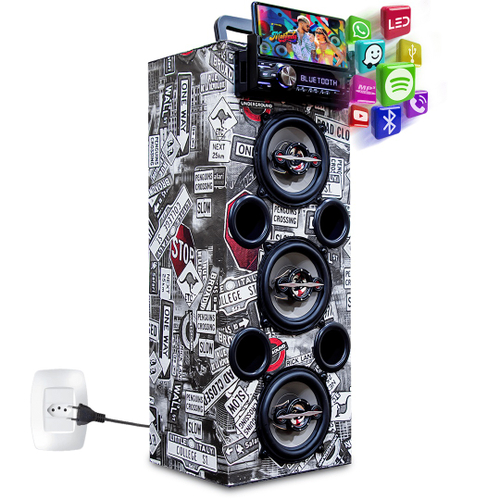 Caixa de som Bob Bluetooth 12 Polegadas Sturdy 400Watts Residencial -  Sturdy Oficial