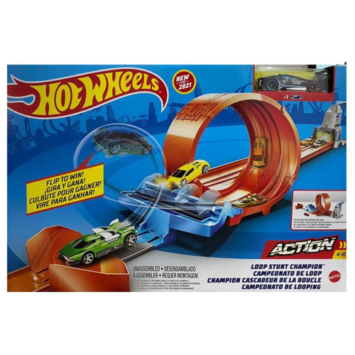 Pista De Carrinhos Hot Wheels Campeonato De Looping Mattel