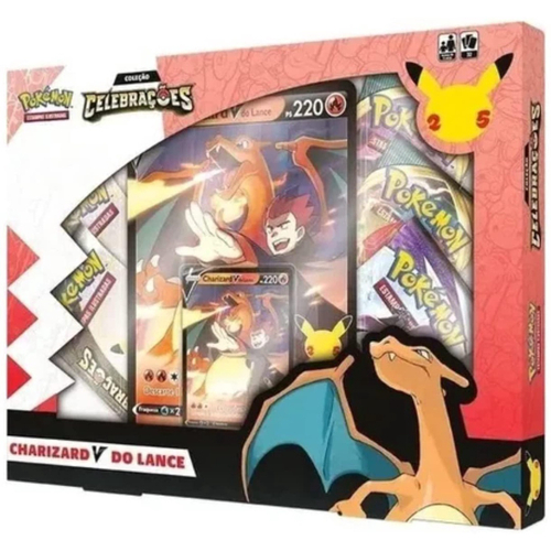 Carta Pokémon Charizard V Dourada Gold Ultra Secreta + Brinde em Promoção  na Americanas