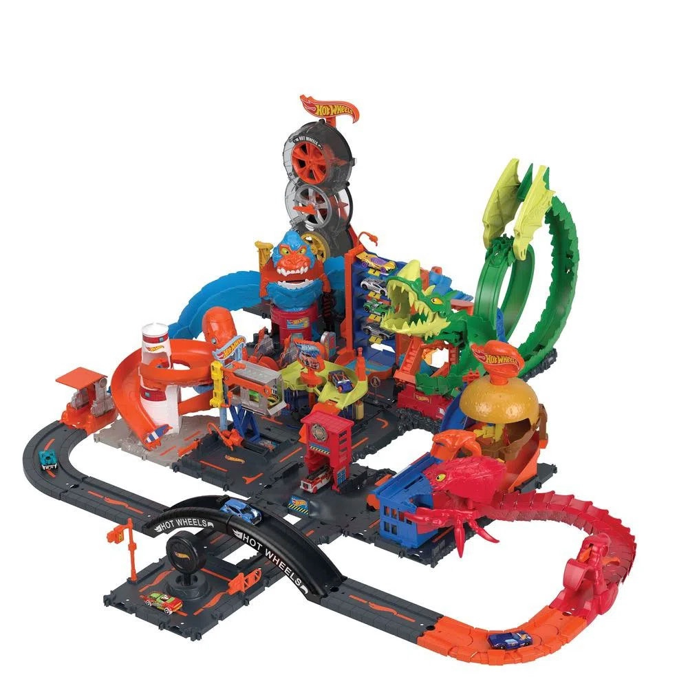 Pista Hot Wheels Playset Épica Ataque Do Dragão - Mattel - Vals