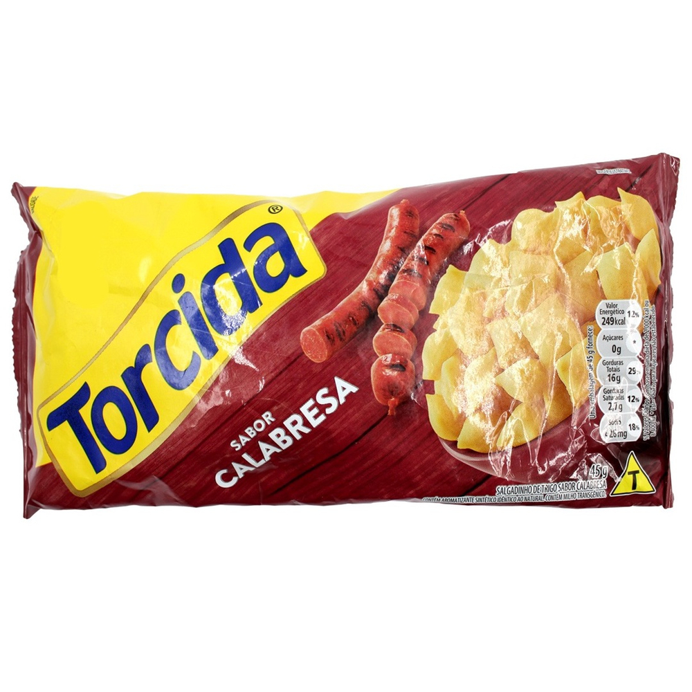 Salgadinho Torcida Jr Calabresa 45G Pepsico | Submarino