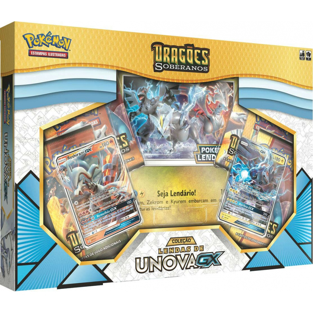 Box Carta Pokémon Lendário Ultra Rara Original Copag + Brinde em Promoção  na Americanas