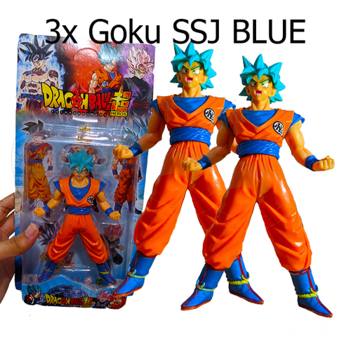 Boneco Action Figure Miniatura Goku Super Sayajin Blue Colecionáveis  DragonBall Z Super - 18cm 4 - Action Figure - Brinquedos