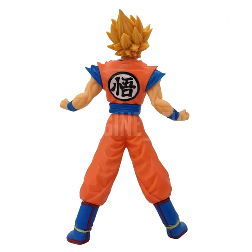 Kit 2 Boneco Dragon Ball Z Super Goku Super Sayajin Blue + ssj em