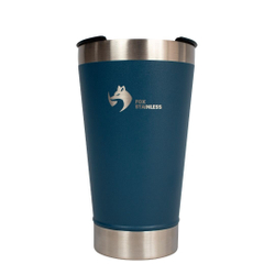 Copo Térmico Quente e Frio com Tampa 473ml Azul Fox Stainless Menor preço em Copo Térmico Quente e Frio com Tampa 473ml Azul Fox Stainless