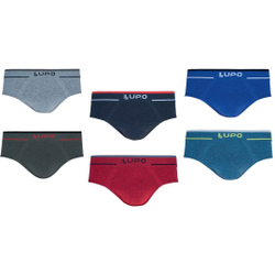 Kit 10 Cueca Slip s/ Costura Fio Texturizada Lupo 624 é boa?