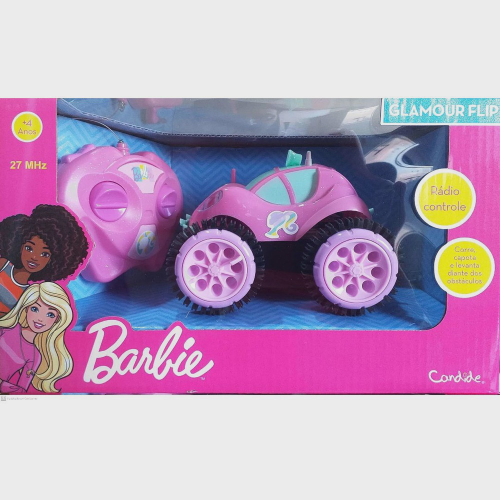 Carrinho De Controle Remoto De Menina Da Barbie Candide