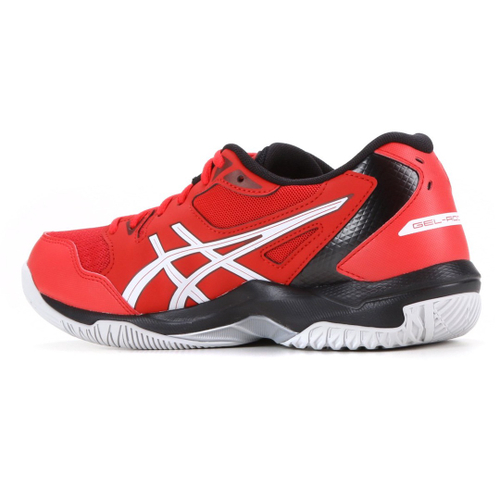 T nis Asics Gel Rocket 10 Masculino Vermelho Branco em