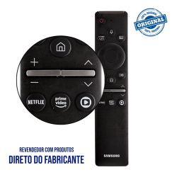 Controle Remoto 4k Original Tv Samsung Com Comando De Voz Menor preço em Controle Remoto 4k Original Tv Samsung Com Comando De Voz
